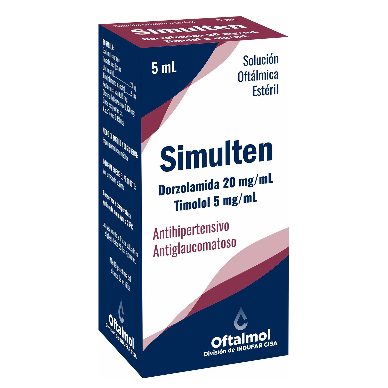 Simulten Sol Oftálmica X 5ml Farmatotal