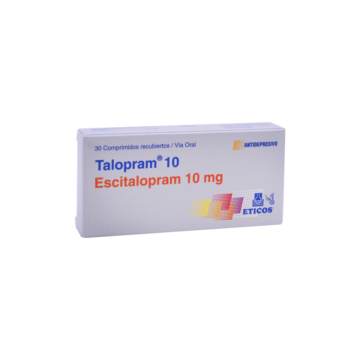 Talopram 10 Mg Caja X 30 Comp Rec Farmatotal