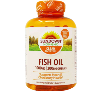 Sundown Fish Oil 1000 Mg Fco. X200 Softg