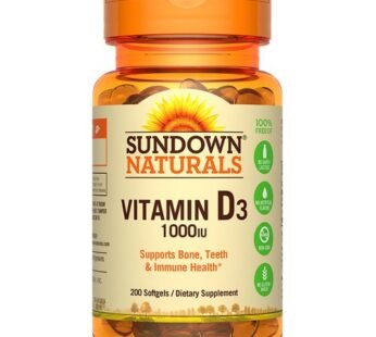 Sundown Vitamin D3 1000ui X 200 Softgels