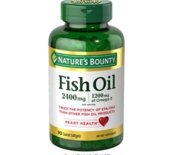 Nature’S Bounty Fish Oil 2400mg X 90 Cap