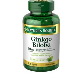Nature’S Bounty Ginkgo Biloba 60mg X 200