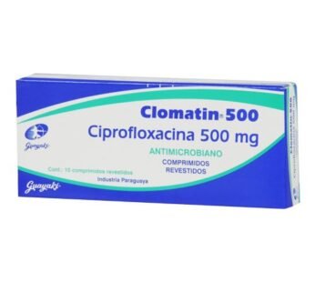 Clomatin 500 Mg. Caja X 10 Comp.Rev.