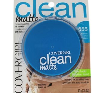 Covergirl Clean Matte Control Powder Nº 555 Soft Honey