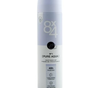 8×4 Deo Pure Aqua 48H N° 1 Spray X 150ml.