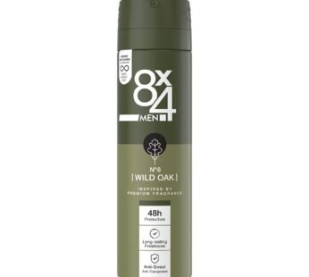 8×4 Men Deo Wild Oak N° 8 Spray X 150ml.