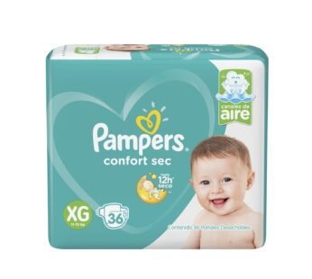 Pampers Confort Sec Xgd X 36 Unid.