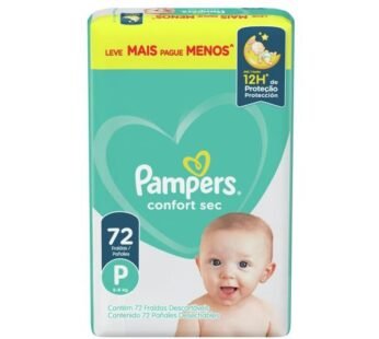 Pampers Confort Sec P X 72 Un.