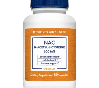 The Vitamin Shoppe Nac 600 Mg. Fco. X 50 Caps.