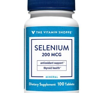 The Vitamin Shoppe Selenium 200 Mcg X 100 Tab.