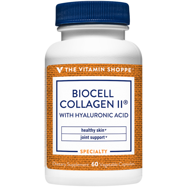 The Vitamin Shoppe Biocell Collagen Ii X 60 Caps.