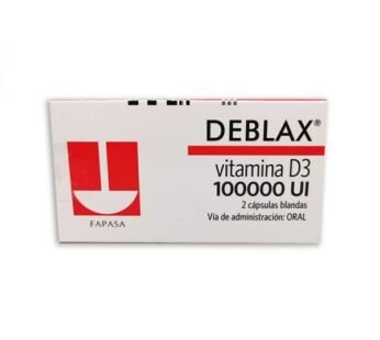 Deblax 100000ui D3 Caja X 2 Cap.