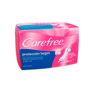 Carefree Long Protectores Diarios Con Perfume X 20 Unidades.
