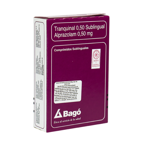 Tranquinal 0.50 Mg. © Caja X 50 Comp.