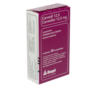 Carvedil 12.5 Mg Caja X 28 Comp.