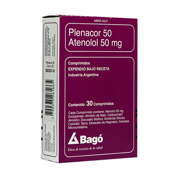 Plenacor 50 Mg Caja X 30 Mg