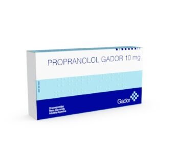 Propranolol Gador 10 Mg. Caja X 20 Comp.