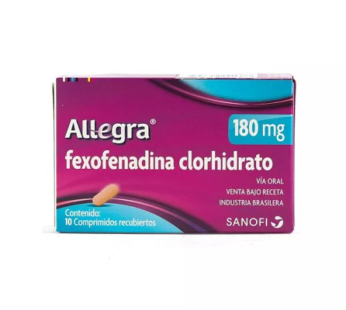 Allegra 180 Mg. Caja X 10 Comp.