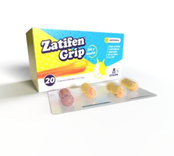 Zatifen Grip Dia Y Noche Tira X 4 Caps.