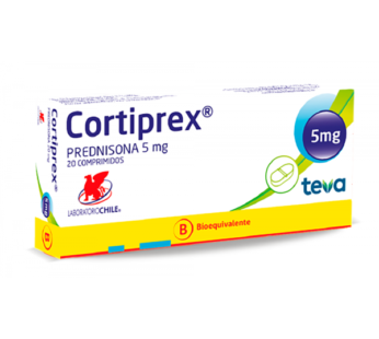 Cortiprex 5 Mg. Caja X 20 Comp