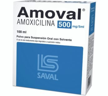 Amoval 500 Mg. Susp.Ext. Fco. X 100 Ml.