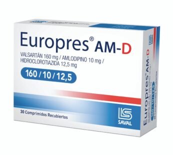 Europres Am-D 160/10/12,5 Mg  X 30 Comp.