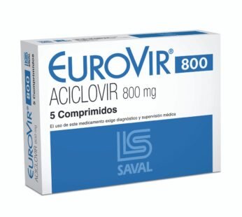 Eurovir 800 Mg Caja X 5 Comp.