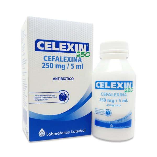 Celexin 250 Mg. Susp. Fco. X 100 Ml.