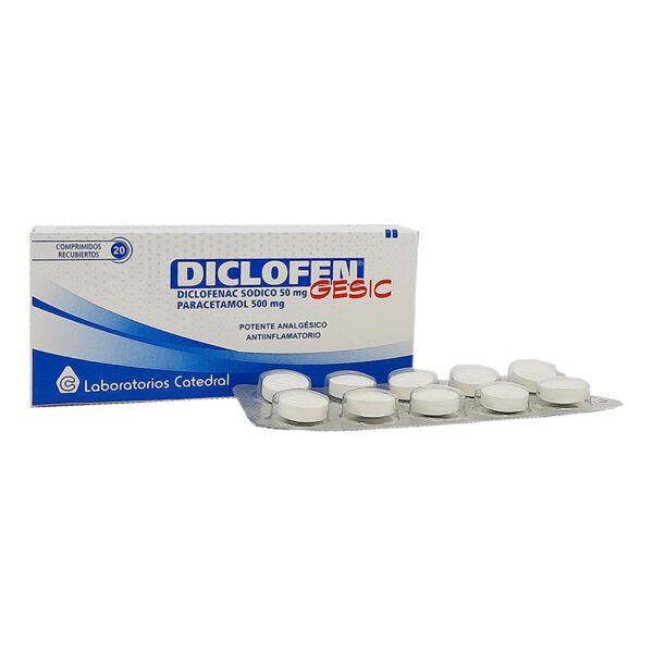 Diclofen Gesic Caja X 20 Comp.Rec.