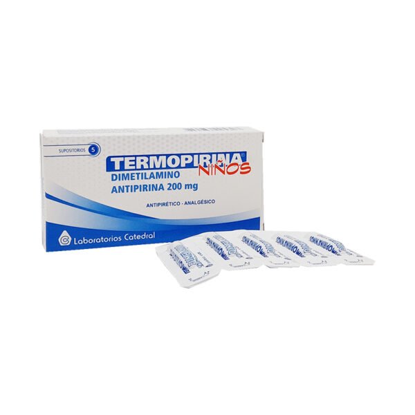 Termopirina Niños Caja X 5 Supositorios