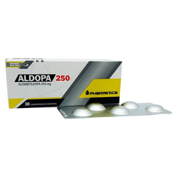 Aldopa 250 Mg Caja X 30 Comp Rec.