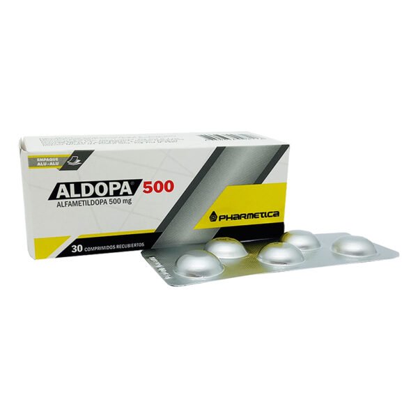 Aldopa 500 Mg. Caja X 30 Comp Rec.