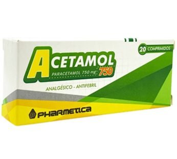 Acetamol 750 Mg. Caja X 20 Comp.
