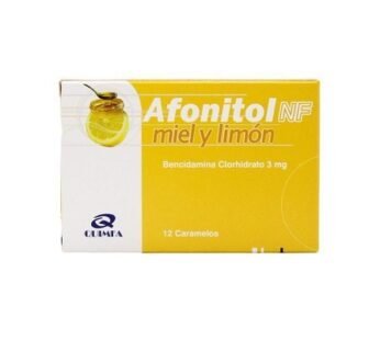 Afonitol Miel Y Limón  Caja X 12 Caramelos