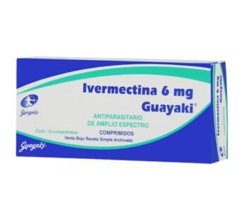Ivermectina 6 Mg.(Guayaki) Caja X 10 Com