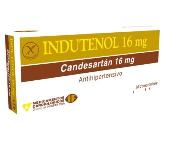 Indutenol 16 Mg. Caja X 30 Comp.