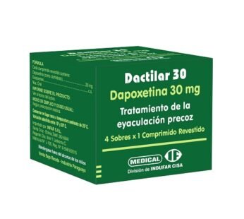 Dactilar 30 Mg Caja X 4 Sobres