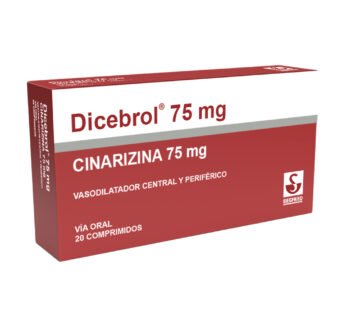 Dicebrol 75 Mg. Caja X 20 Comp.