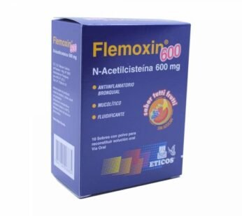 Flemoxin 600 Mg Caja X 10 Sobres