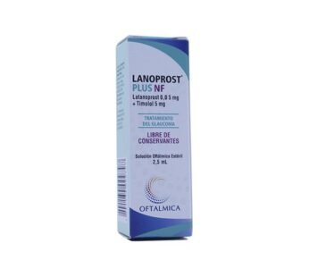 Lanoprost Plus Solución Oftálmica X 2.5 Ml.