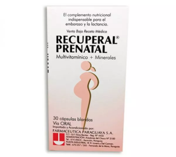 Recuperal Prenatal Caja X 30 Caps.