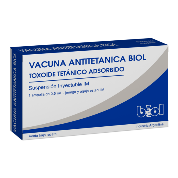 Vacuna Antitetanica Biol Iny. X 1