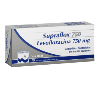 Supraflox 750 Mg. Caja X 10 Comp. Rec.