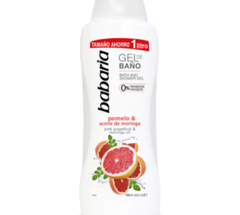 Babaria Gel De Baño Pomelo y Aceite de Moringa X 1000 Ml