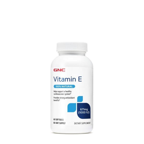 Gnc Vitamina E 1000  X 60 Cap.