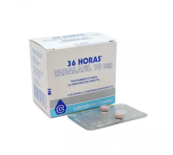 36 Horas 10 Mg. X 2 Comp.