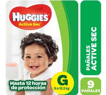 Huggies Active Sec G X 9 Unid