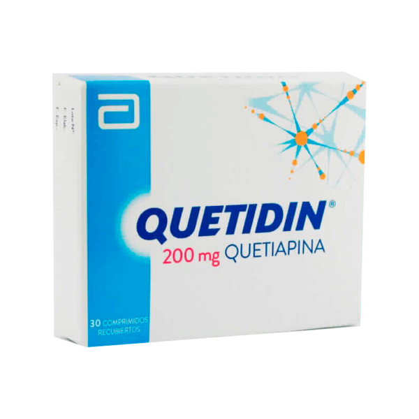 Quetidin 200 Mg. Caja X 30 Comp. Rec.