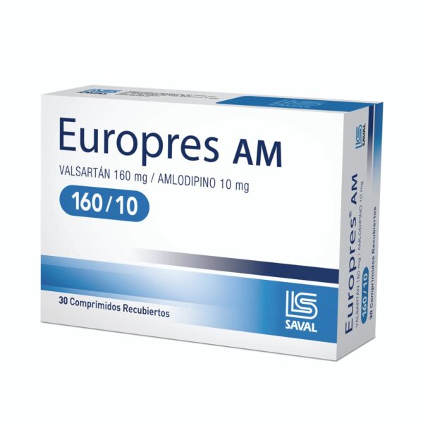 Europres Am 160/10 Mg Caja X 30 Comp.