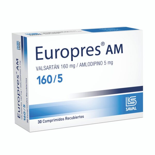 Europres Am 160/5 Mg Caja X 30 Comp.